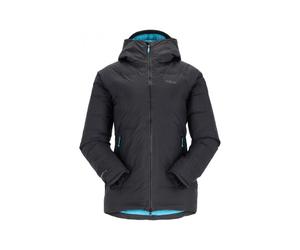 Piumino da donna Rab Valiance (nero/acquamarina) XL (16 UK)