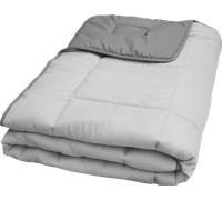 Piumino da viaggio walra / piumino per tutte le stagioni in poliestere antracite 200x200 cm