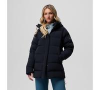 Piumino di media lunghezza con cappuccio Amaze Puff™ Nero XS Tinta unita