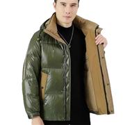 Piumino D'oca Caldo E Spesso Da Uomo. Giacca Lucida Resistente Al Freddo EN8 XXL