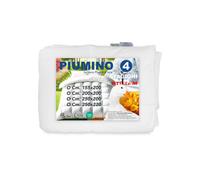 Piumino d'Oca Stream 4 Stagioni - Trapunta Letto Caldo Leggero - 80% Piuma, 20%