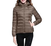 Piumino Donna 100 Grammi Elegante Trapuntata Antivento Imbottito Giacca Curvy Caldo Leggero Firmato Piumino Invernale Comodo Manica Lunga Gilet Casual Impermeabile Cerniera Cappotto