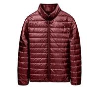 Piumino Donna 100 Grammi Leggero Cappotti Casual Mezza Cappotto Caldo Ripiegabile Slim Giacca Corto Comodo Fit Da Montagna Piumino Elegante Antivento Ultraleggero Per Trekking Tinta Unita Invernale