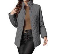 Piumino Donna 100 Grammi Piumino Lungo con Cappuccio Ripiegabile Piumini Leggeri Donna Giacca Imbottita Trapuntata Puffer Giubbotto Piumini Imbottito Giubbino Cappotto Sottogiacca Leggero Quilted