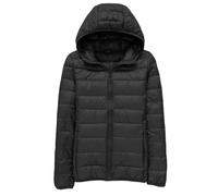 Piumino Donna 100 Grammi Ripiegabile Leggero Imbottito Giubbotto Caldo Trapuntato Antivento Piumini Con Cappuccio Casual Mezza Stagione Taglie Forti Giacca Cerniera Elegante Cappotto Manica Lunga