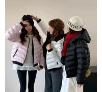 Piumino Donna Corto Con Cappuccio Trapuntato Invernale Leggero Sintetico CF61920