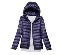 Piumino Donna Leggero 100 Grammi Ecologica Trapuntino Foderata Quilted Jacket Mezza Stagione Cappotto Ripiegabile Giubbino Antivento Giacca con Cappuccio Invernale Caldo Giubbotto 2024 Offerte