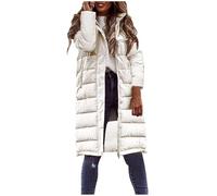 Piumino Donna Lungo Curvy Offerte Cappotto Lungo Donna Moda Piumino Donna in Tinta Unita Caldo da Esterno Giacca Donna da Lavoro Casual Parka Donna Giacca a Vento Leggero Piumini Comodo Outerwear