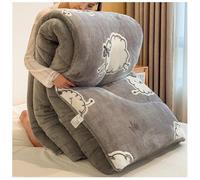 Piumino Invernale In Velluto Di Agnello Caldo E Spesso, Trapunta In Cachemire Caldo Super Morbido Addensato, Soffice Coperta Invernale In Pile Soffice Per Letto Matrimoniale(J,220x240cm(5kg))