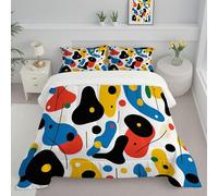 Piumino King Size Senza Copripiumino Reversibile Per Tutte Le Stagioni, Geometrico Astratto Giallo Senape Piumino Lavabile, Piumone Arte Medievale Per Estivo E Invernale, Leggero