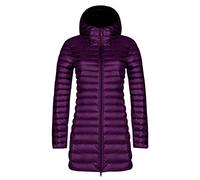 Piumino Leggero Lungo Donna Con Cappuccio Piumini Leggeri Giacca Cappotto Piumino Ultraleggero Giacconi Piuma Invernali Giubbotti Imbottiti Giubbini Trapuntato Invernale Signora Ultralight Viola 4XL