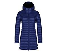 Piumino Leggero Lungo Donna Con Cappuccio Piumini Leggeri Giacca Cappotto Piumino Ultraleggero Giacconi Piuma Invernali Giubbotti Imbottiti Giubbini Trapuntato Invernale Signora Ultralight Blu XL