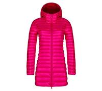 Piumino Leggero Lungo Donna Con Cappuccio Piumini Leggeri Giacca Cappotto Piumino Ultraleggero Giacconi Piuma Invernali Giubbotti Imbottiti Giubbini Trapuntato Invernale Signora Ultralight Rosa XL