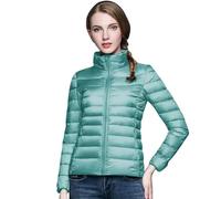 Piumino leggero Piumino leggero leggero da donna, giacca trapuntata leggera, giacca trapuntata, giacca leggera da donna, giacca sottile oversize, giacca con cappuccio, verde, L