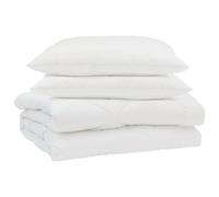 Piumino Letto Estivo con cuscino 3 pz Bianco Microfibra