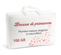 Piumino Letto Estivo interno 100 grammi Sacco Bianco Morbida Microfibra BREZZA