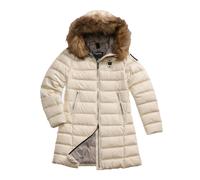 PIUMINO LUNGO CON PELLICCIA KRISTIN DONNA Blauer Bianco