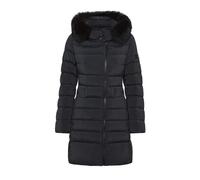 PIUMINO LUNGO ZIP LATERALE SERIOLA DONNA PEUTEREY Nero
