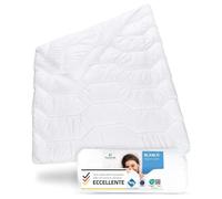 Piumino mezza stagione Blanco, soffice coperta con gestione dell'umidità | Igiene perfetta per chi soffre di allergie, Massimo comfort nelle notti estive e autunnali, Dimensioni 135x220 cm