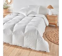 Piumino molto caldo 90% piumino - cotone bio Bianco 140 x 200 cm