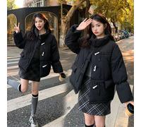 Piumino Parka Giacca Donna Sintetico Morbido Bomber Corto Nero F27081