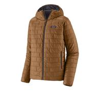 Patagonia - Piumino leggero in PrimaLoft® - M's Nano Puff Hoody Deer Brown per Uomo in Pelle - Taglia L - Marrone
