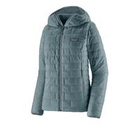 Patagonia - Piumino leggero in PrimaLoft® - W's Nano Puff Hoody Blue Sage per Donne in Pelle - Taglia M
