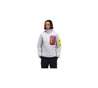 Piumino peak performance helium utility down hood grigio uomo
