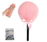 Piumino Per Cipria Corpo | Piumino a Forma di Lecca Lecca,Strumento Trucco con Manico Morbido come Marshmallow Applicatore Viso per Pelle Sensibile Ragazze Utilizzo Giornaliero Casa Viaggio