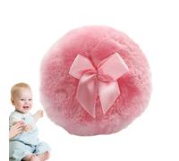 Piumino Per Cipria Per Bambini - Spugne Rotonde Ultra Morbide Per Corpo E Viso, Applicatore Cosmetico Delicato, Trucco Liscio Con Fiocco In Nastro | Spugna Soffice Con Impugnatura Comoda Per Bambini,