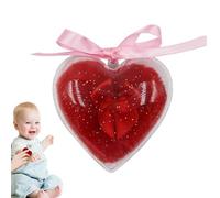 Piumino per cipria per il corpo, Piumino per cipria per il corpo, Soffio per cipria per il corpo a forma di cuore per bambini, Piumino per cipria a pelo lungo, Piumino per cipria per corpo, Piumino pe