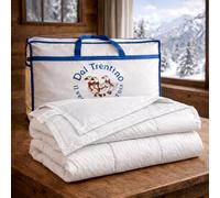 Piumino Piumone Piuma d'Oca 4 stagioni TIROL DUO Vera Piuma d'Oca 100% NUOVO