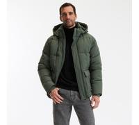 Piumino puffy Verde S Tinta unita