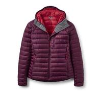 Rab - Piumino da trekking in piuma riciclata - Microlight Alpine Hoody W Mulberry in Pelle - Taglia XS - Rosa