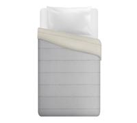 Piumino singolo microfibra Datex grigio tortora