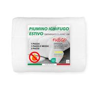 Piumino SINTETICO ESTIVO IGNIFUGO Antifiamma Made in Italy OMOLOGATO