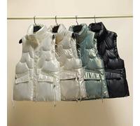 Piumino sintetico gilet giacca donna bomber corto over morbido caldo 32550