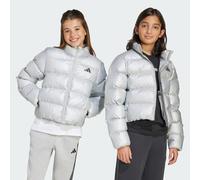 piumino sintetico junior in stile glam Silver Metallic / Black Reflective 13-14A