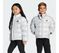 Piumino sintetico junior in stile glam Silver Metallic / Black Reflective 4-5A