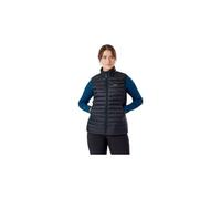 Piumino smanicato rab microlight nero donna