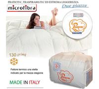 Piumino Bassetti 4 stagioni Singolo Piazza e mezza Matrimoniale 130+220 gr