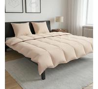 vidaXL Piumone Completo Annuale Beige 200 x 240 cm 100% Kapok Naturale,