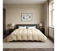 Piumone Completo Annuale 240 x 260 cm 4 stagioni Crema
