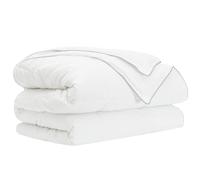 vidaXL Piumone Completo Annuale Bianco 200 x 200 cm Fibra di bambù, Comodità in camera, piumone moderno in bamboo, biancheria traspirante, per uso versatile in casa