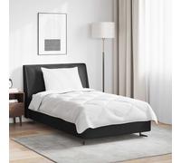 Set di piumoni invernali 155 x 220 cm con cuscino 40 x 60 in bianco, trapuntato in microfibra extra caldo, lavabile in lavatrice. Tessuti per la camera da letto, imballato sottovuoto. Collezione di t