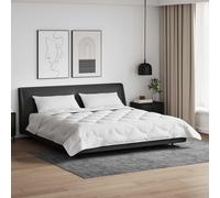 Piumone con cuscino 3 pz Bianco Microfibra