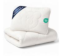 Piumone culla e lettino 100x135 cm - Trapunta in microfibra morbida e traspirante Ideale per neonati e bambini Adatto per lettino con sbarre e culla certificazione Oeko-Tex