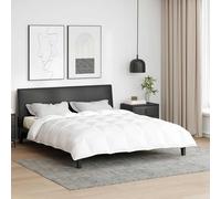Piumone Invernale 200 x 220 cm Inverno Piuma Bianco Traspirante