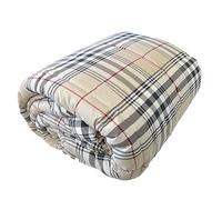 Piumone invernale Caldo | Trapunta in Microfibra Manopesca Anallergica Calda | Piumino Reversibile Double (Boston Beige, Matrimoniale 260 x 260 cm)