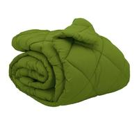 Piumone invernale verde, 200 x 240 cm, in microfibra con imbottitura in poliestere, calda e traspirante, facile da pulire, anallergica, ideale come coperta per tutto l'anno per un sonno confortevole